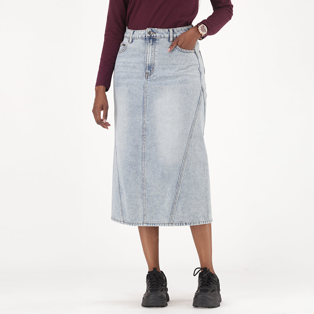 SADIE DENIM SKIRT – Dunns