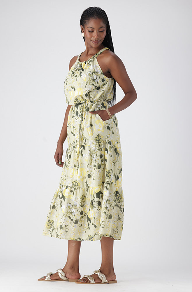 KALI MAXI TIERED DRESS