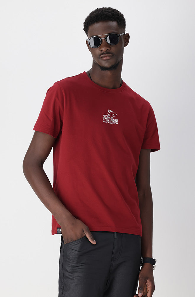 Mens | Dextre Tee _ 164716 Red T-shirts