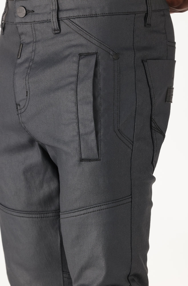 Dalston Coated Tapered Denim