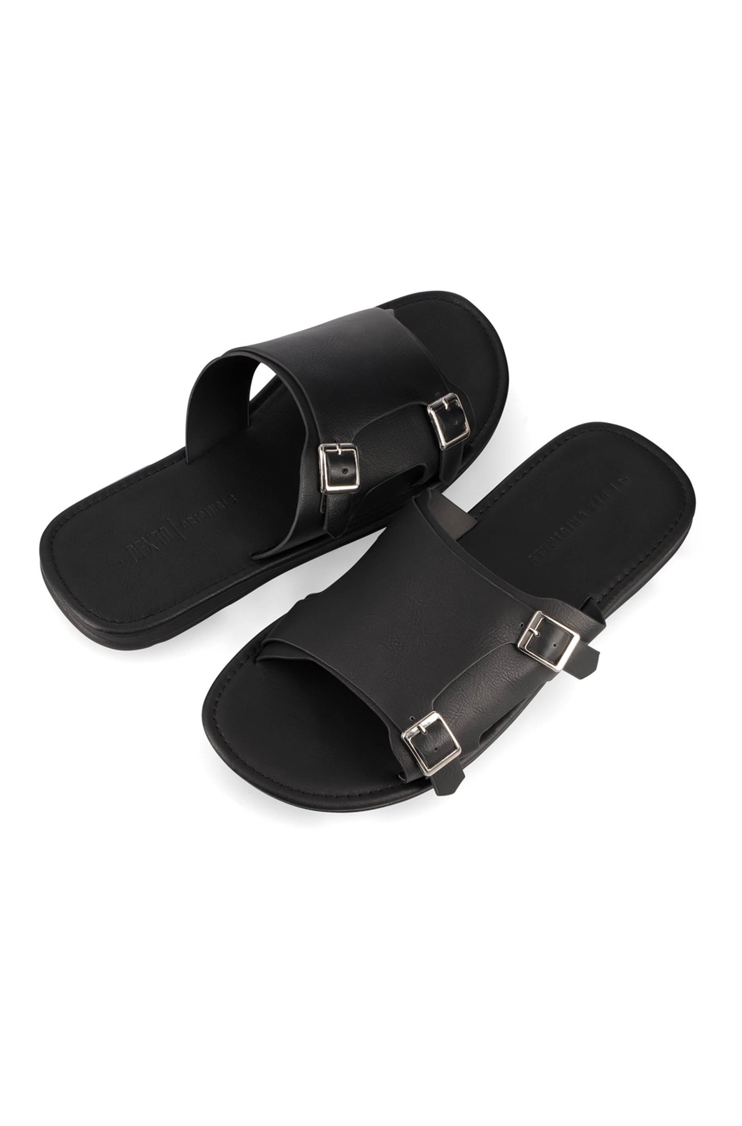 Footwear | Arlo Faux Leather Sandal _ 161545 Black Sandals