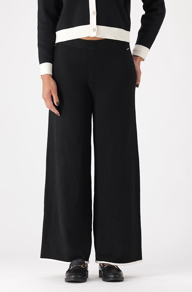KALIYAH WIDE LEG KNIT PANTS