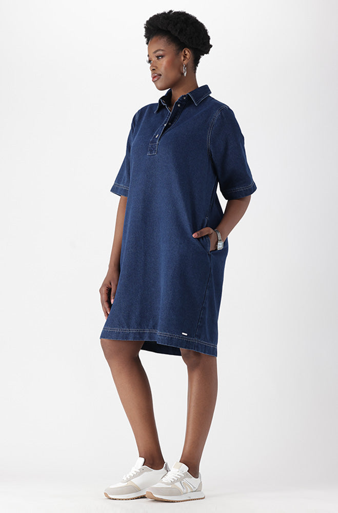 AYLA CHAMBRAY PORTOFINO DRESS