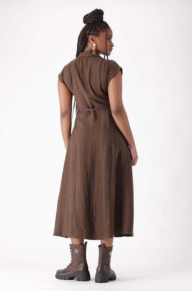 CARINA BELTED DRESS