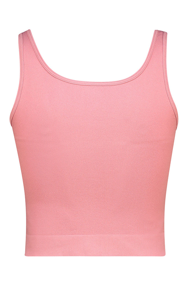 LOLA CROPPED SEAMLESS CAMI 2PK4