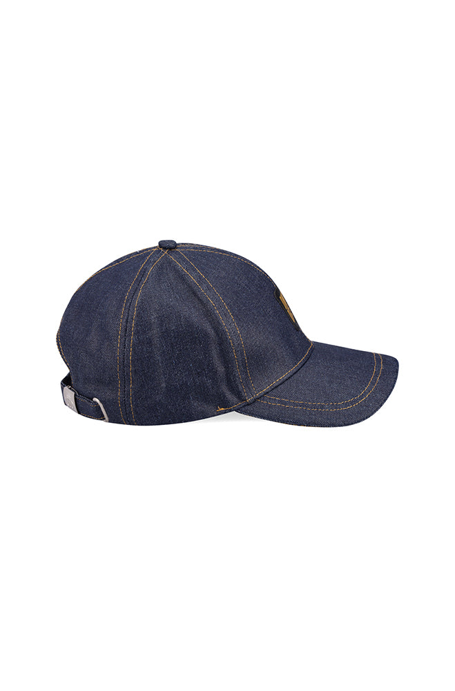 Accessories | Kylo Coated Denim Peakcap _ 163231 Navy Baseball Caps