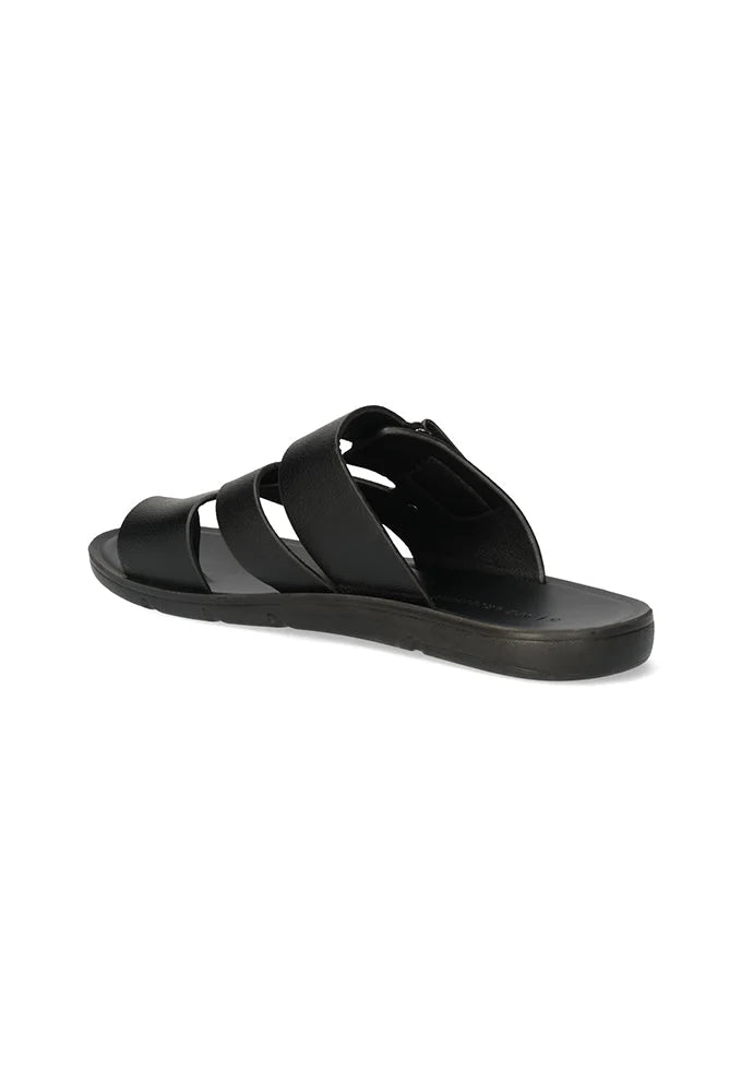 Footwear | Noah Faux Leather Sandal _ 149804 Black
