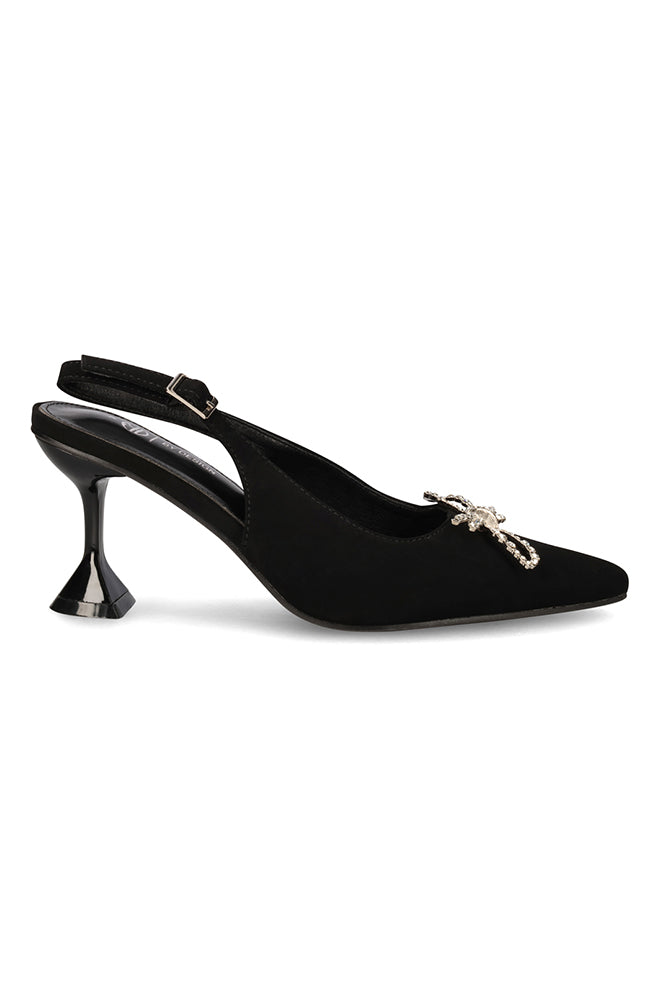 Lily glam sling back stiletto – Dunns