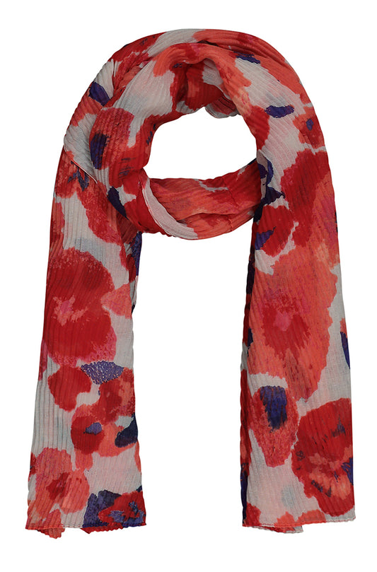 TALIA TEXTURED PRINTED SCARF