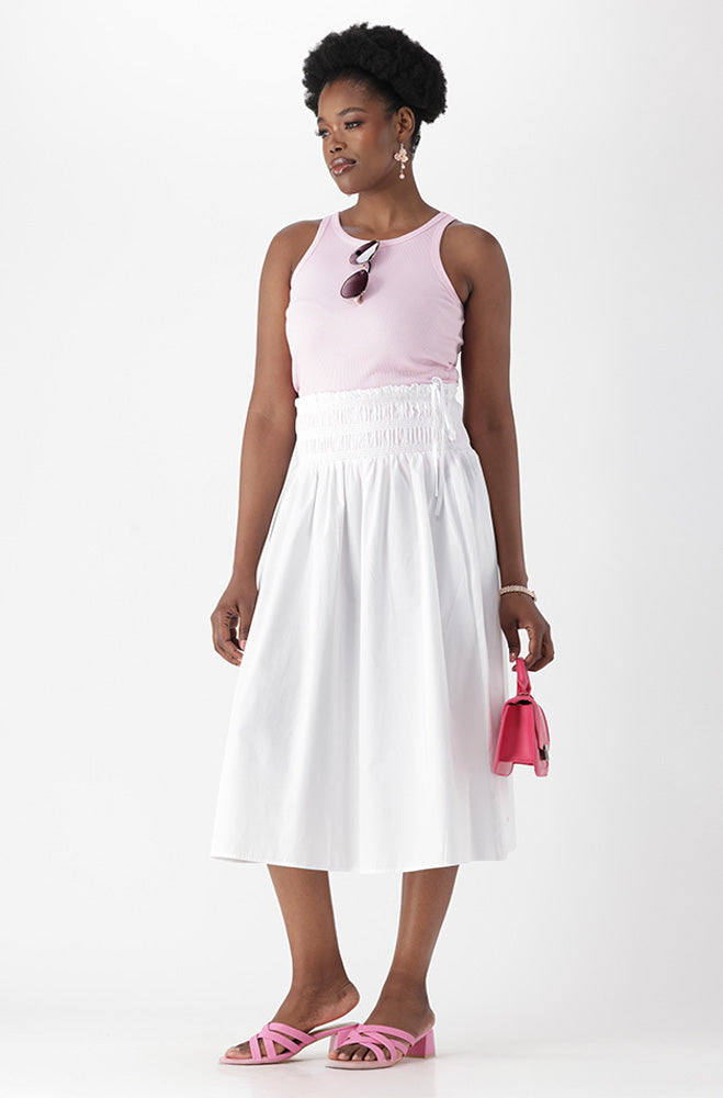 Ladies | Aleena Shirred Waistband Skirt Skirts
