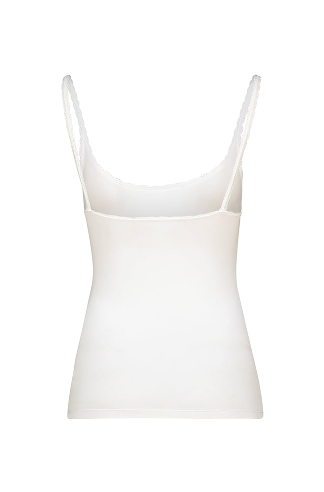 Karla Stretch Cotton Cami _ 168056 _ White