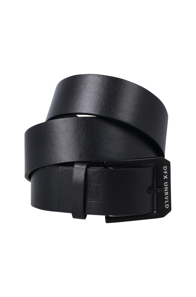 HUGO PU BELT - BLACK