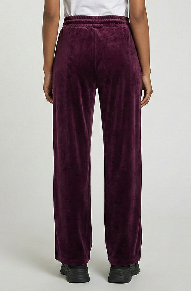 TARA WIDELEG VELOUR PANTS