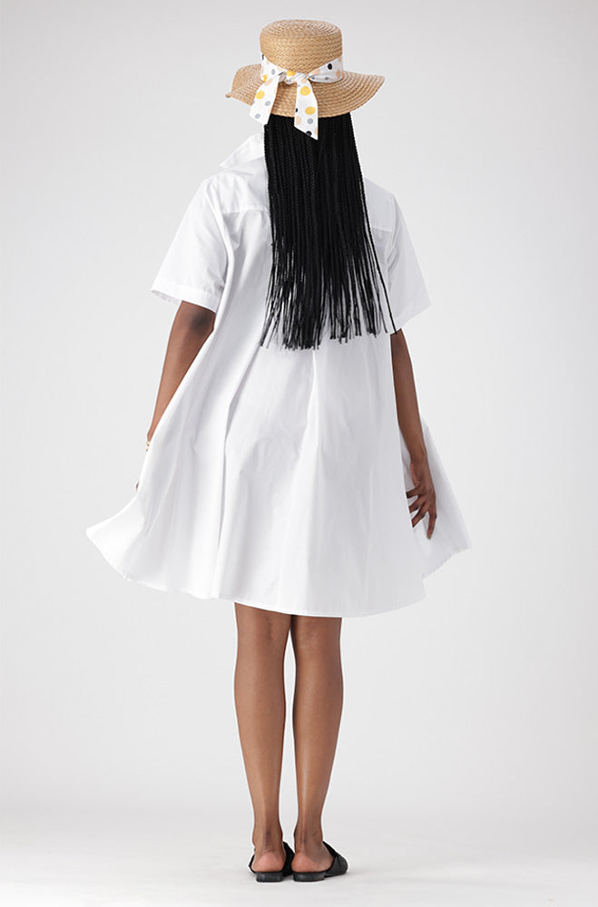 LEIGH POPLIN SHIRT DRESS