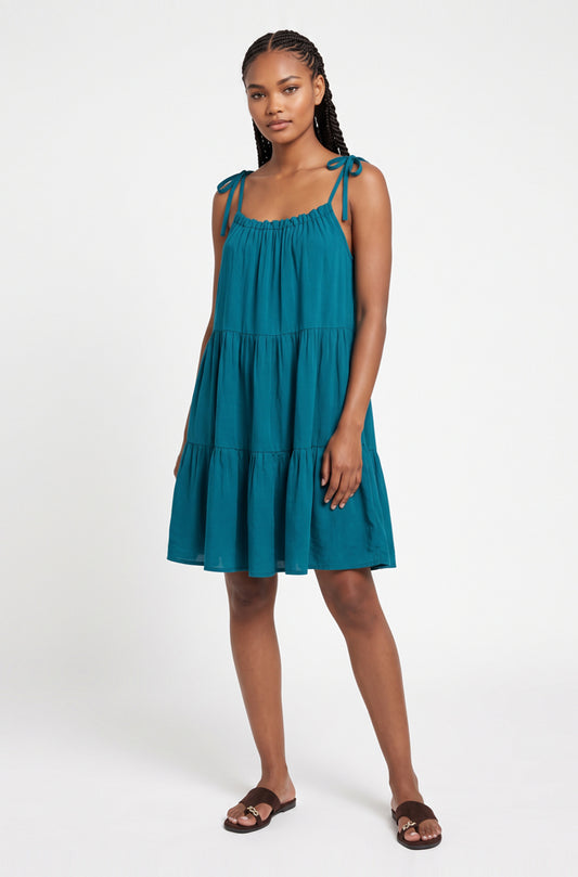 KAIRO TIERED MIDI DRESS