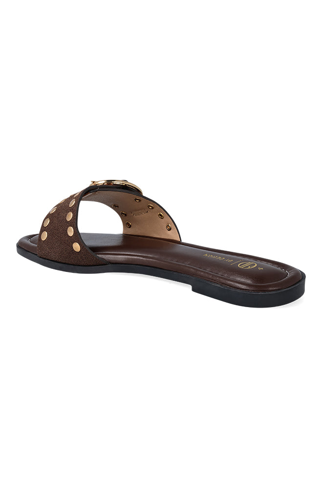 Micky studded buckled sandal