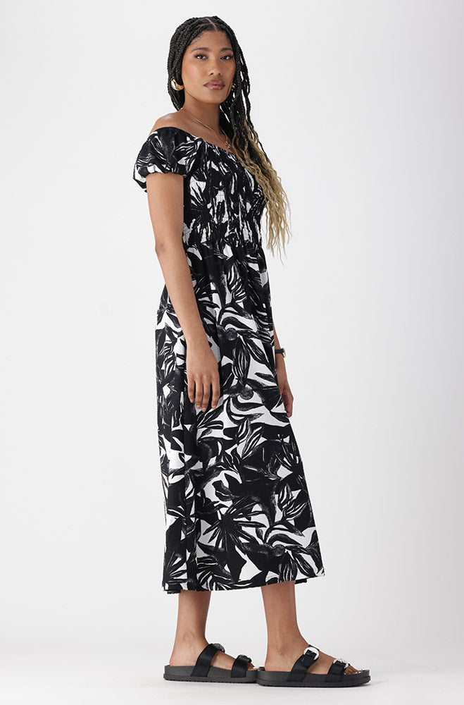 ATHENA OFF SHOULDER DRESS