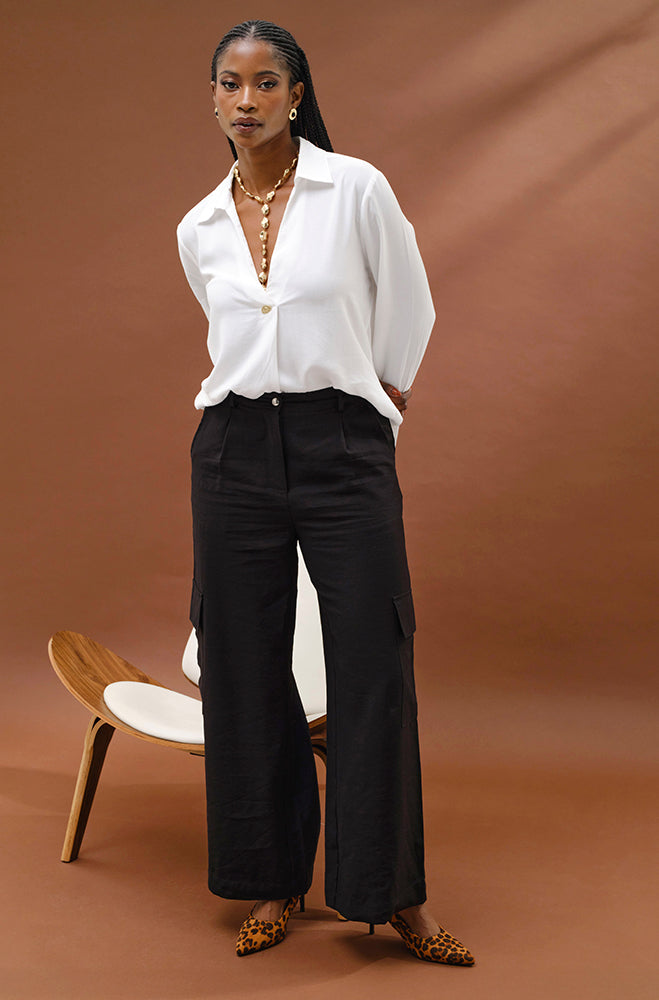LIRA SMART CARGO WIDE LEG PANTS – Dunns