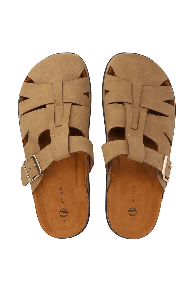 Kaila PU woven mule