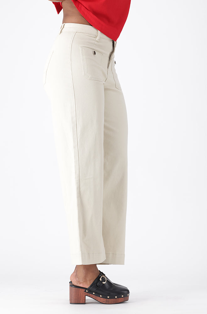 LUMA DENIM HI RISE WIDE LEG JEANS