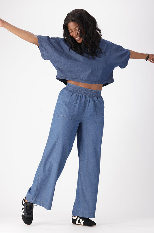 ARLEY CHAMBRAY PANTS