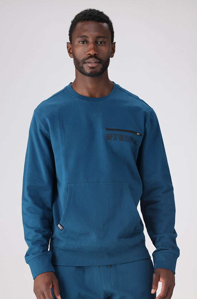 Mens | Lismore Crew Sweat _ 155974 Teal