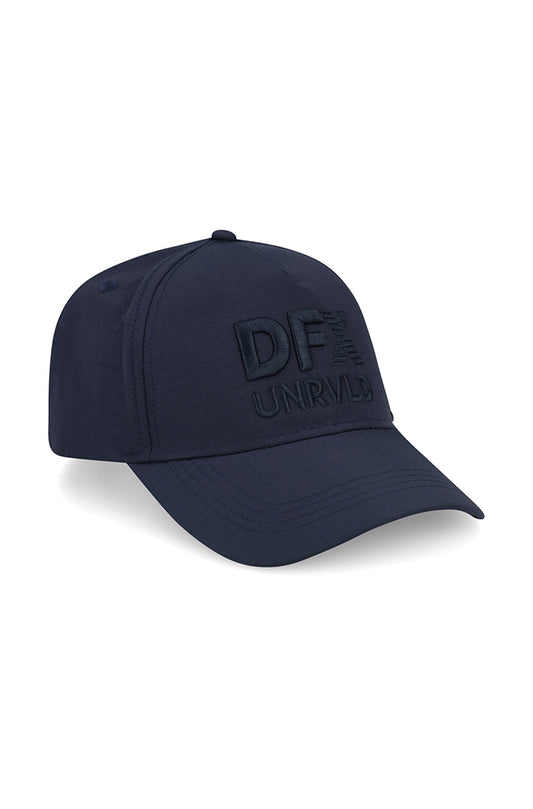 COLE EMBROIDERED PEAK-CAP - NAVY