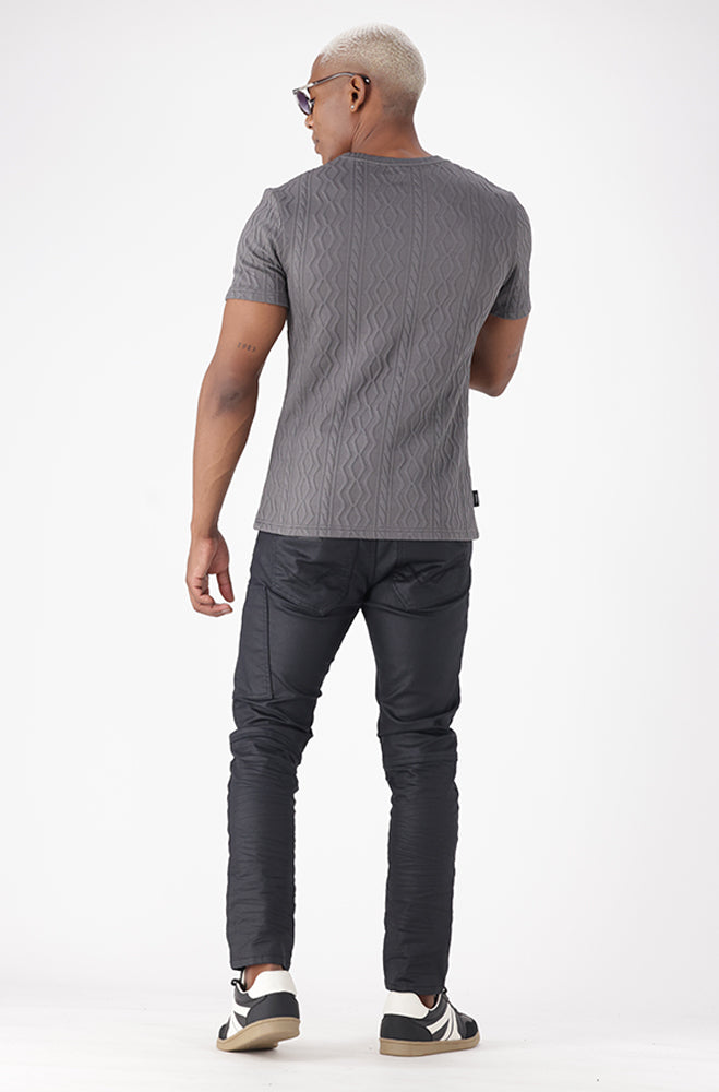 Zephyr Coated Tapered Denim