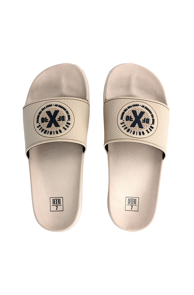 Footwear | Dfxd Self Embossed Slide _ 161209 Beige Sandals