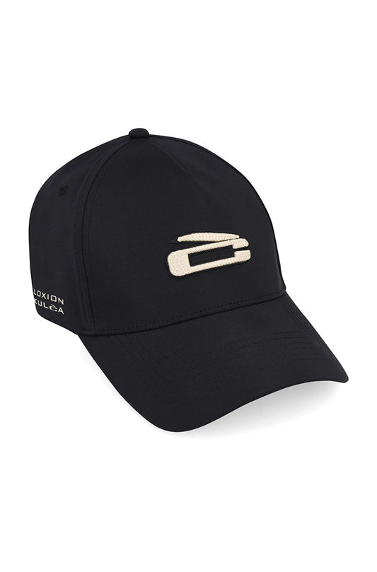 LOXION KULCA EMBROIDERED PEAKCAP - BLACK