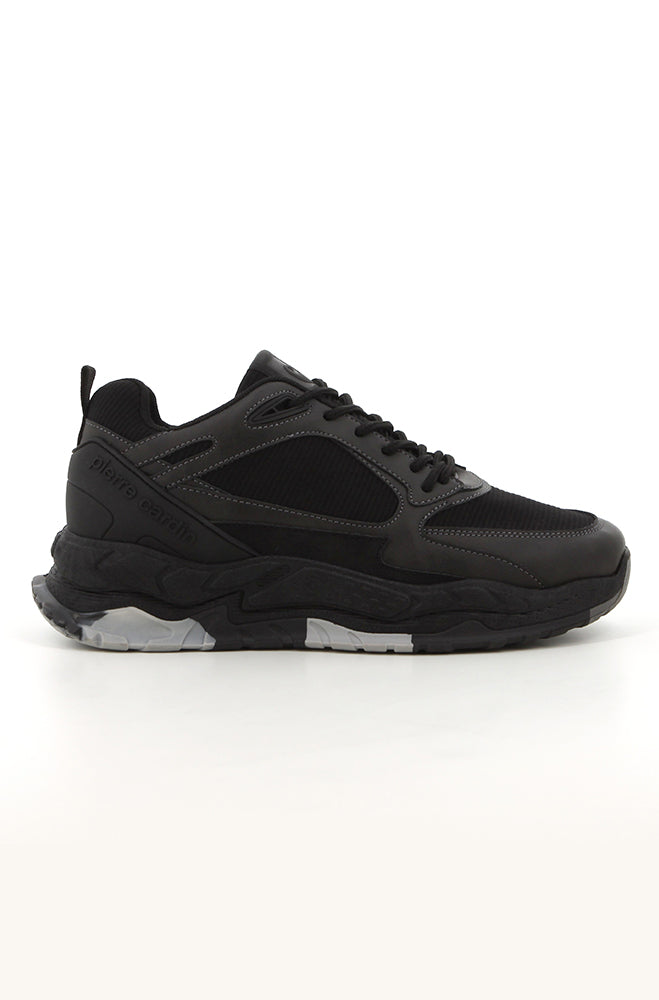 Footwear | Pierre Cardin Camo Sole Chunky Sneaker _ 164864 Black Sneakers