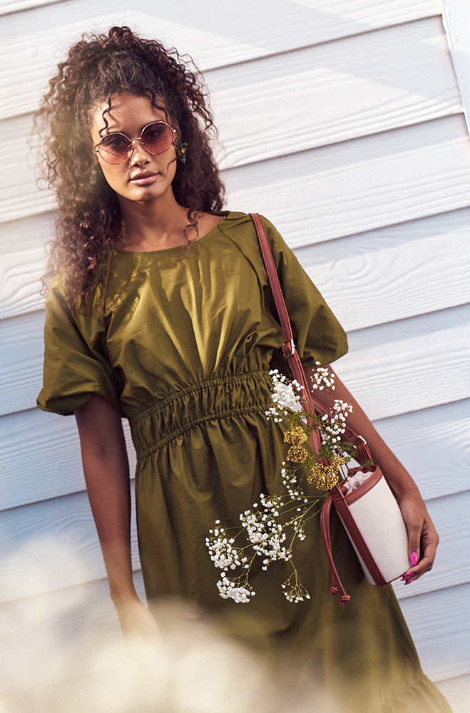 SYLVIE BUCKET SLING BAG