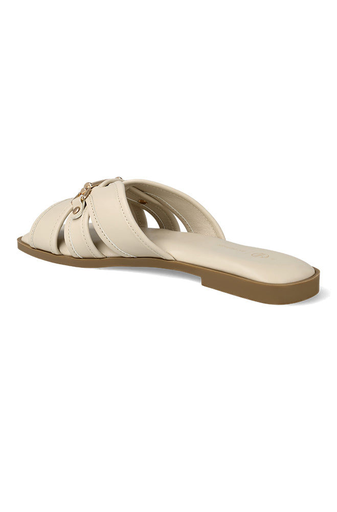 Mieka shimmer detailed sandal