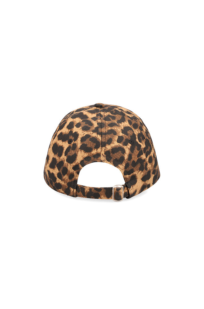 Accessories | Emily Leopard Print Cap _ 164650 Black one Size Caps
