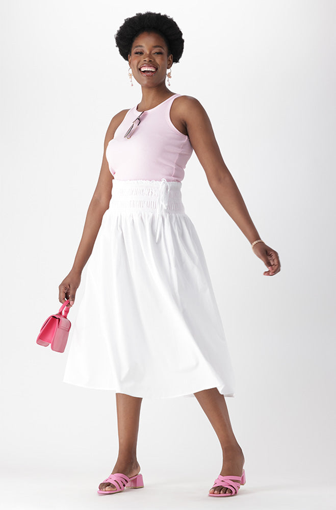 Ladies | Aleena Shirred Waistband Skirt Skirts