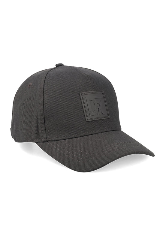 NIKO RUBBERIZED LOGO PEAK CAP - GREY