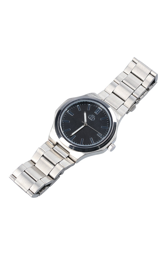 JAKE STEEL LINK WATCH - SILVER