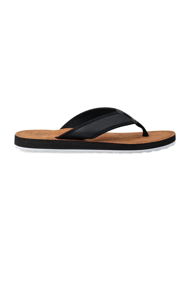 Footwear | Lopez Men’s Flip Flop _ 161776 Black Sandals