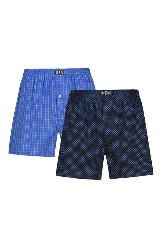 LIAM 2PK WOVEN BOXERS
