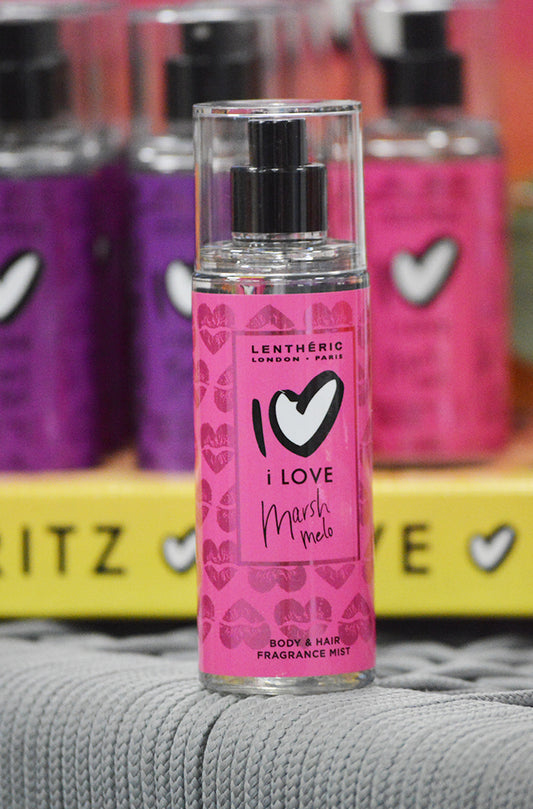 LENTHERIC I LOVE MARSH MELO BODY & HAIR FRAGRANCE MIST 100ML