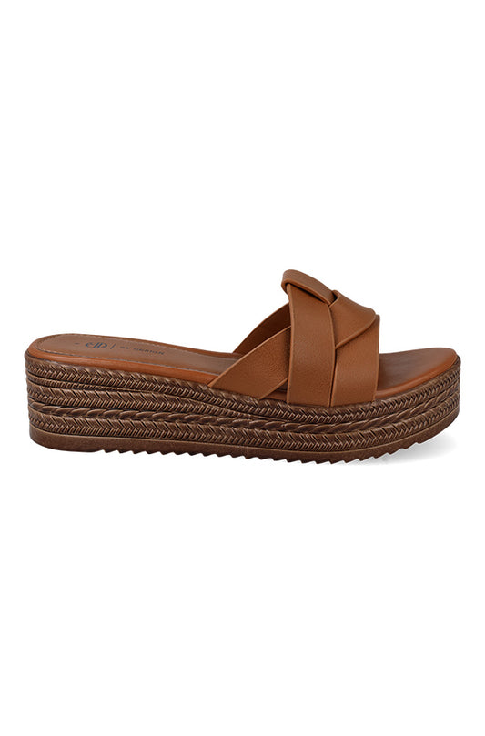 Moira Cross over vamp paltform wedge sandal