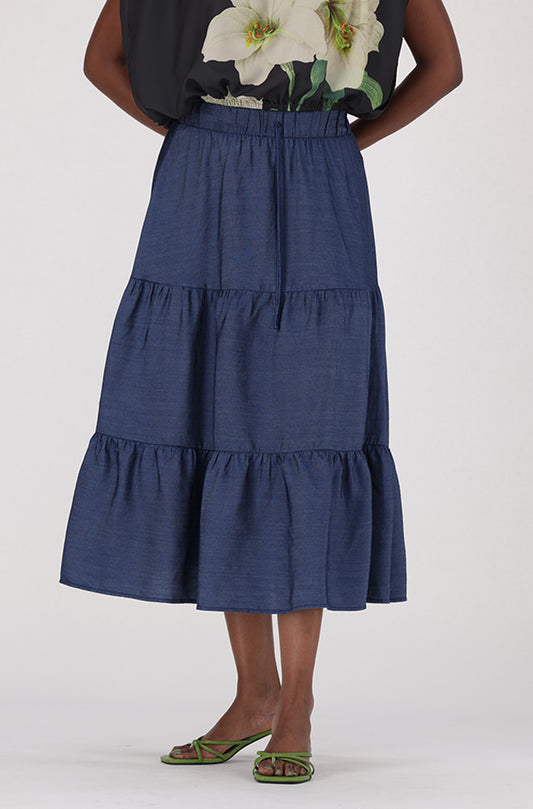 AVAIRA CHAMBRAY SKIRT