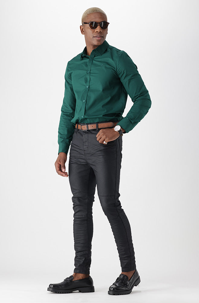 Mens | Tullix Tapered Fit Coated Denim Jeans