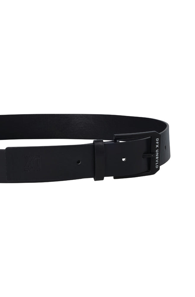 HUGO PU BELT - BLACK