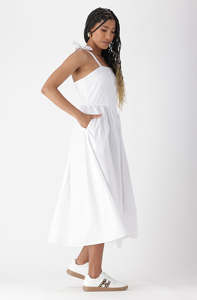 Ladies | Lindy Shoulder Tie Dress Dresses