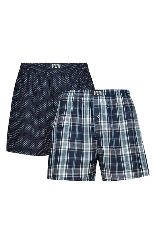CLARK WOVEN BOXERS 2PK