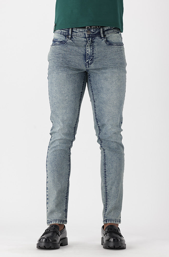 Mens | Landau Slim Fit Denim _ 164127 Light Wash Jeans