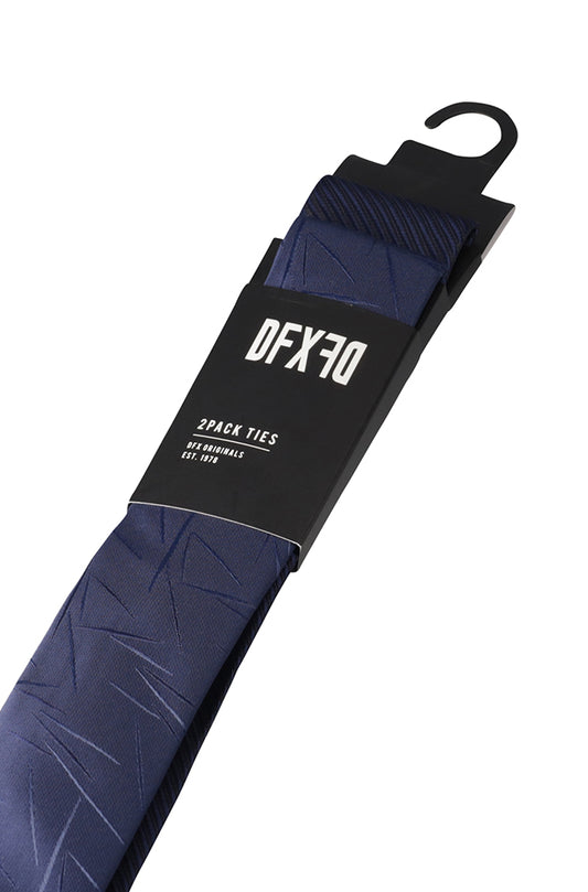 NAV 2-PACK TIE SET - NAVY