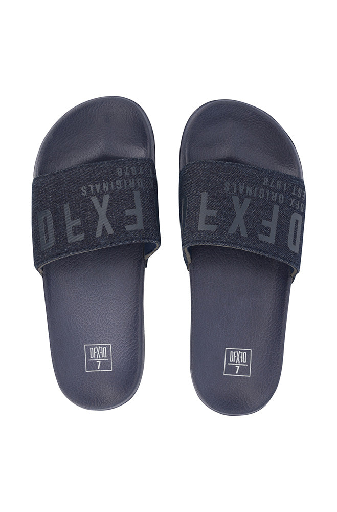 Footwear | Cosmo Core Slide _ 163693 Blue Sandals