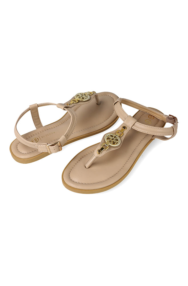 Avani Slingback toe thong sandal with trim